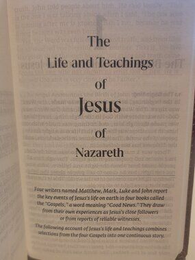 Lot of 35 English Life & Teachings of Jesus of Nazareth Leather Pocket Bible